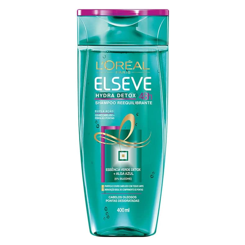 Shampoo Hydra-Detox Anti-Oleosidade Elseve L'Oréal Paris