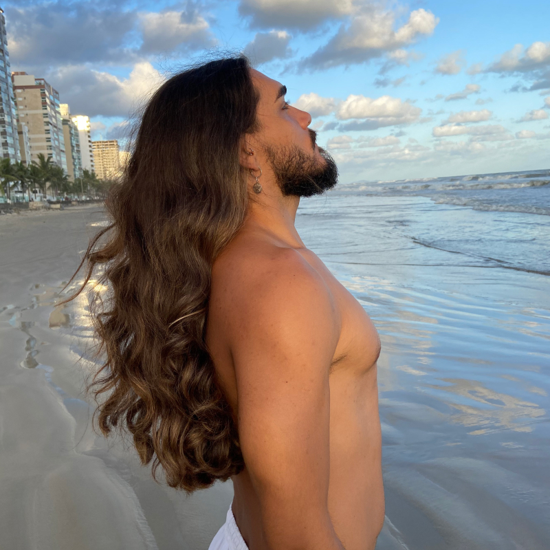 cabelo grande masculino