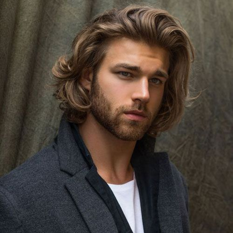 cabelo masculino médio