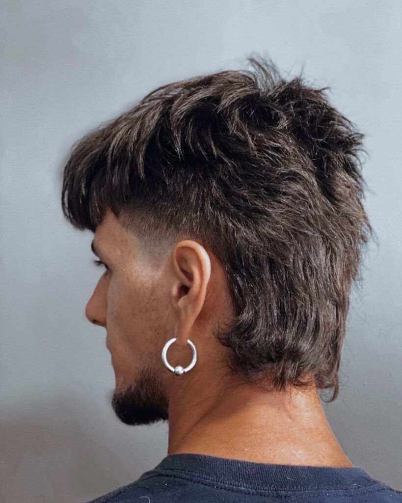 corte de cabelo masculino mullet