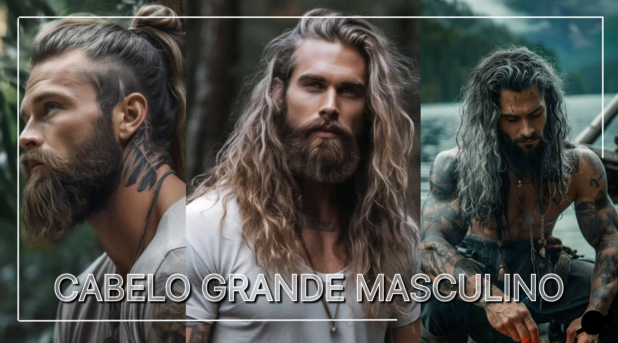 ideias de corte de cabelo grande masculino