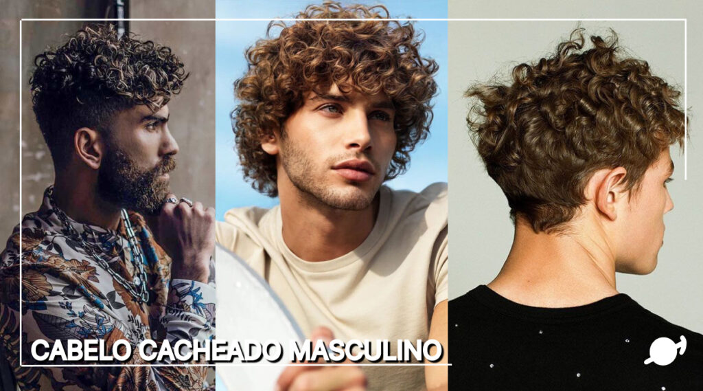 Corte de cabelo cacheado masculino