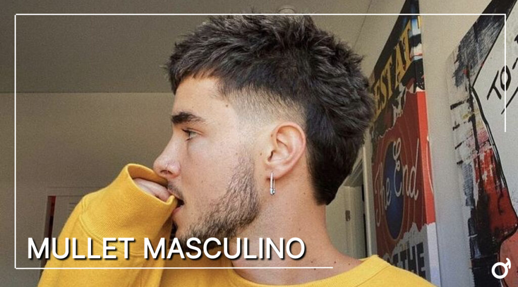 mullet moderno masculino