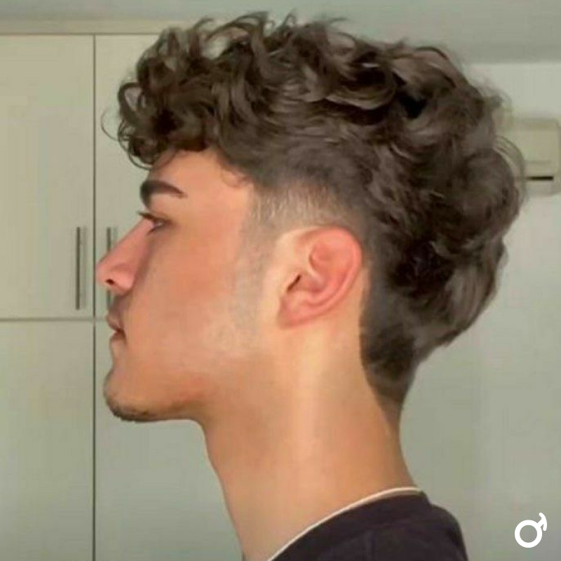 corte mullet masculino