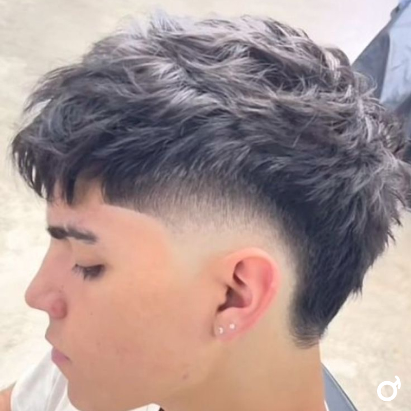 corte mullet masculino