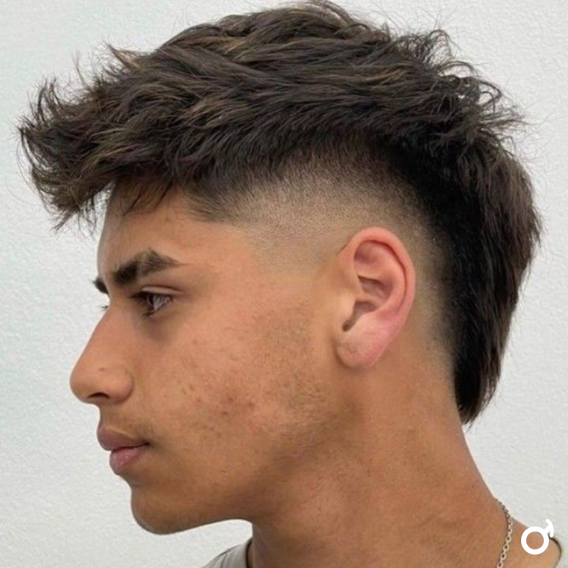 corte mullet masculino