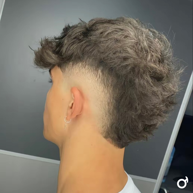 corte mullet masculino