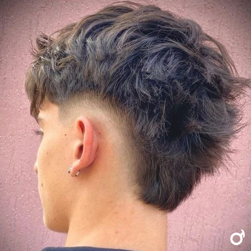 corte mullet masculino