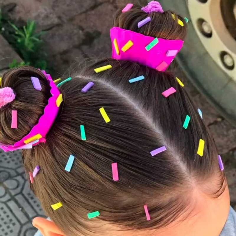 ideias de cabelo maluco para meninas