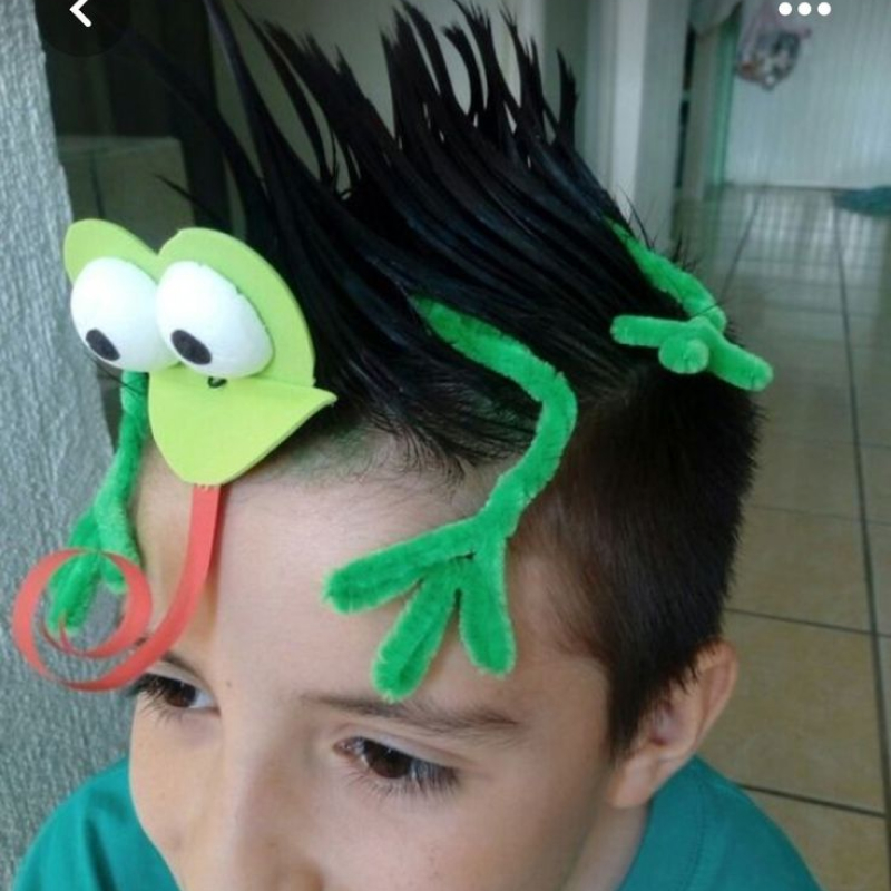 ideia de cabelo maluco menino